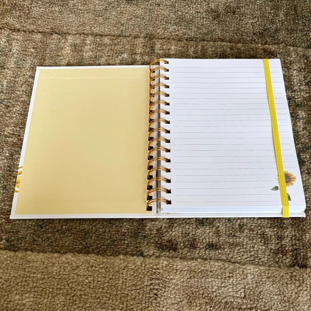 NWT Amazing Grace Sunflower Spiral Notebook